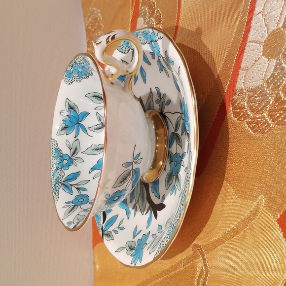 VINTAGE ROYAL CHELSEA BONE CHINA TEA CUP SET - Picture 11 of 12